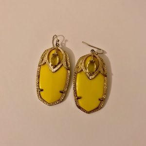 Kendra Scott Yellow Darby Earrings